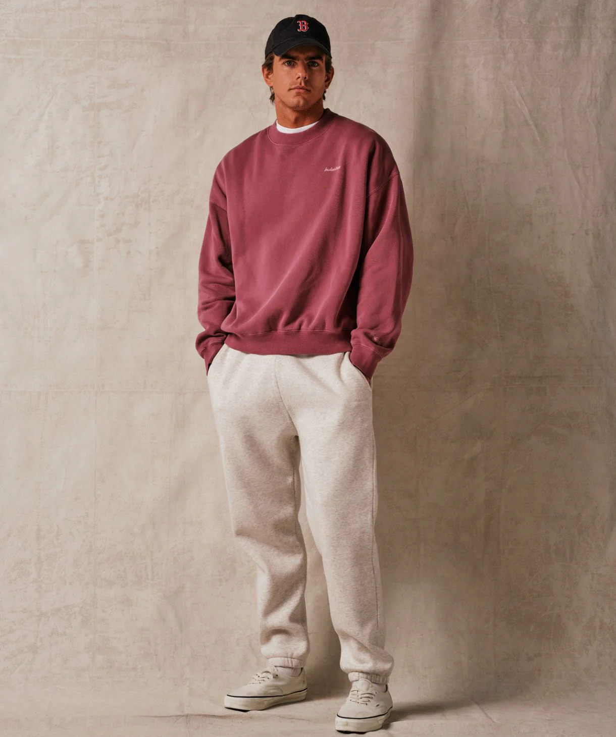 The New Del Sur Washed Sweatshirt - Syrah