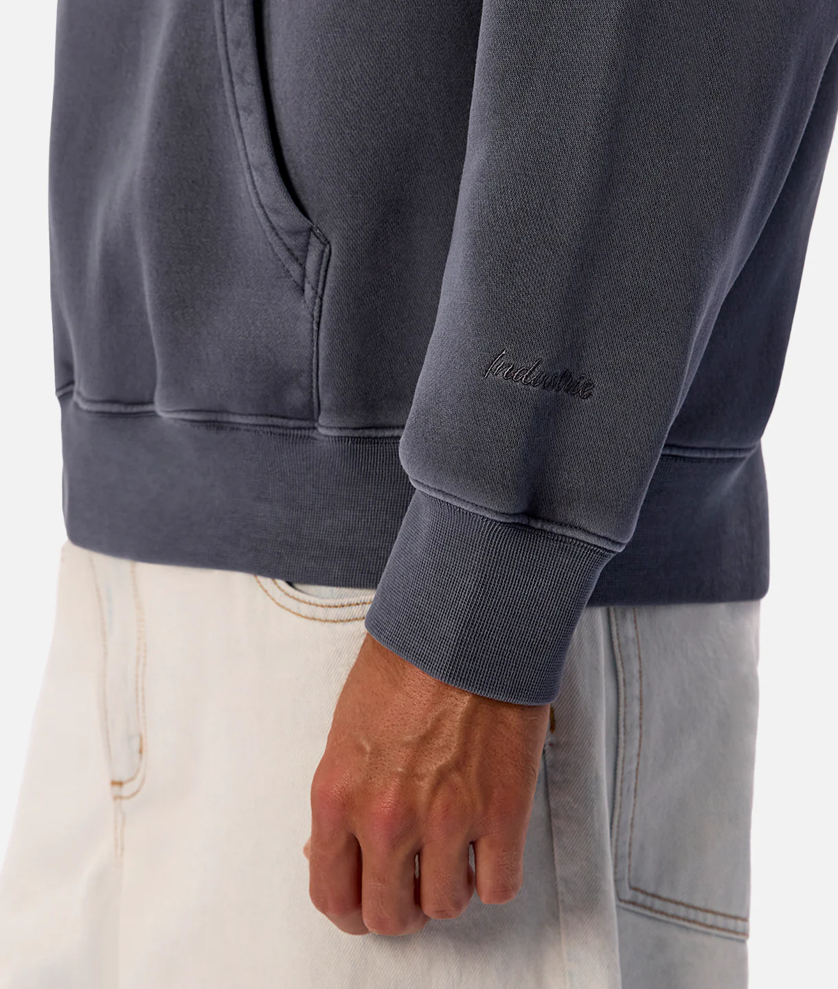 The New Del Sur Washed Hoodie - Washed Cadet