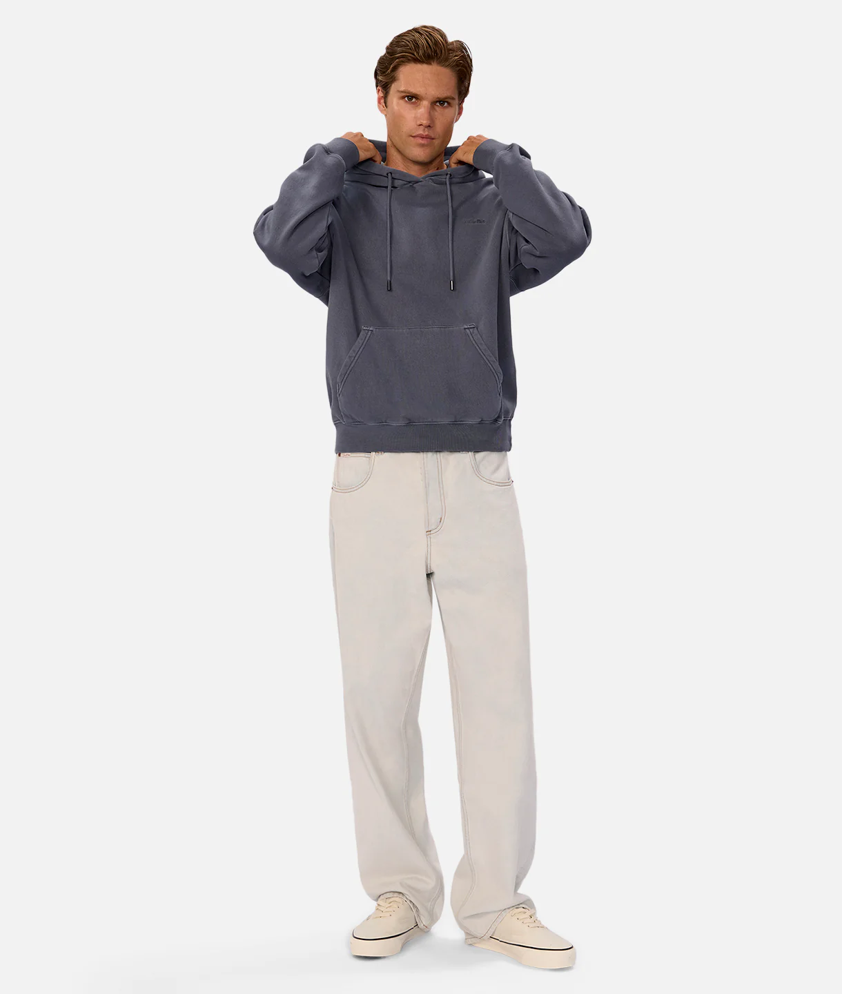 The New Del Sur Washed Hoodie - Washed Cadet