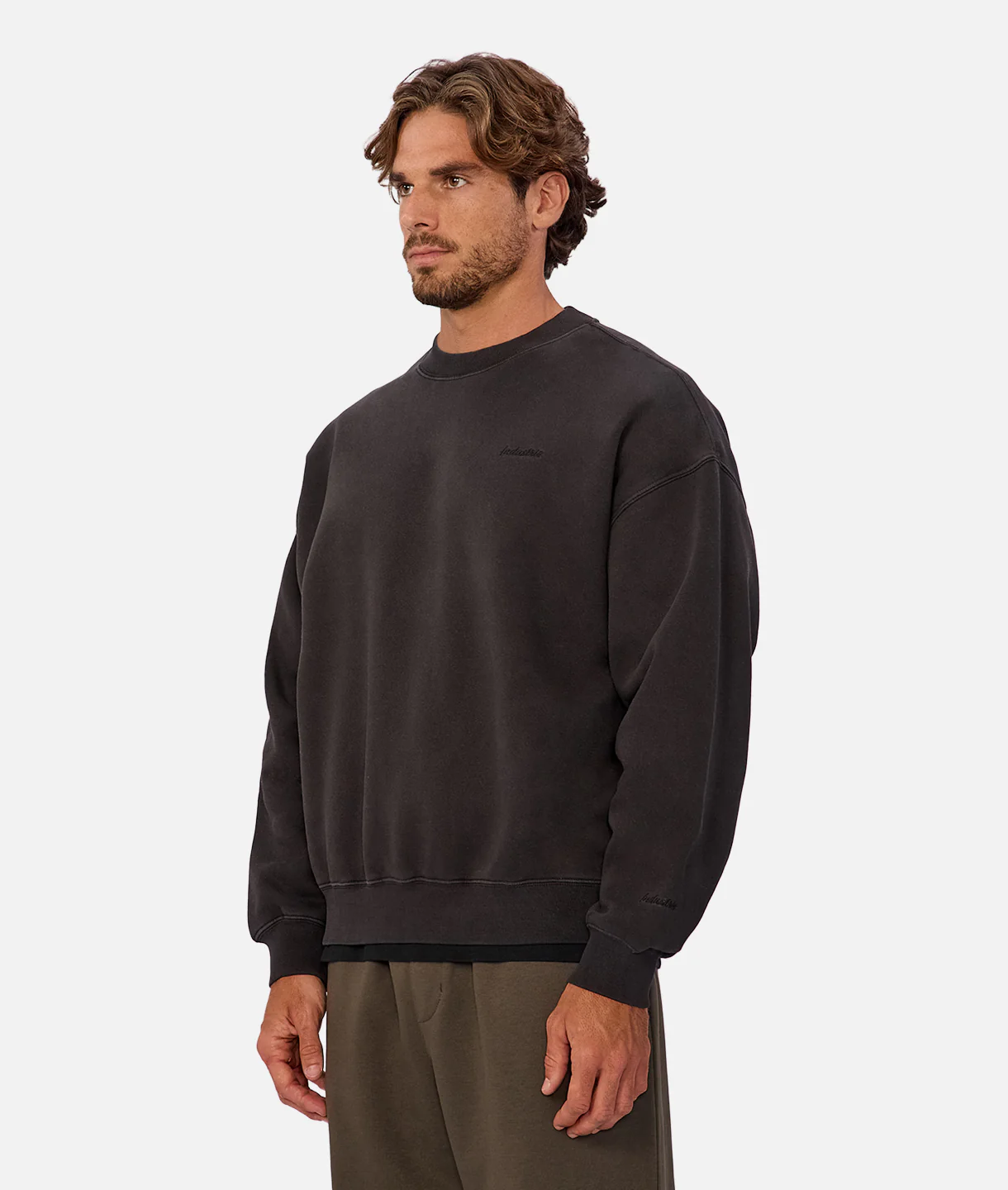 The New Del Sur Washed Sweatshirt - Washed Black