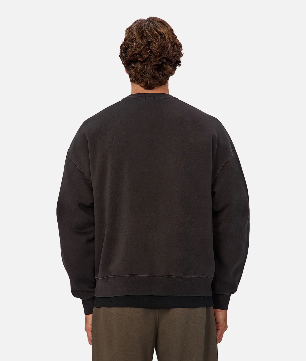 The New Del Sur Washed Sweatshirt - Washed Black