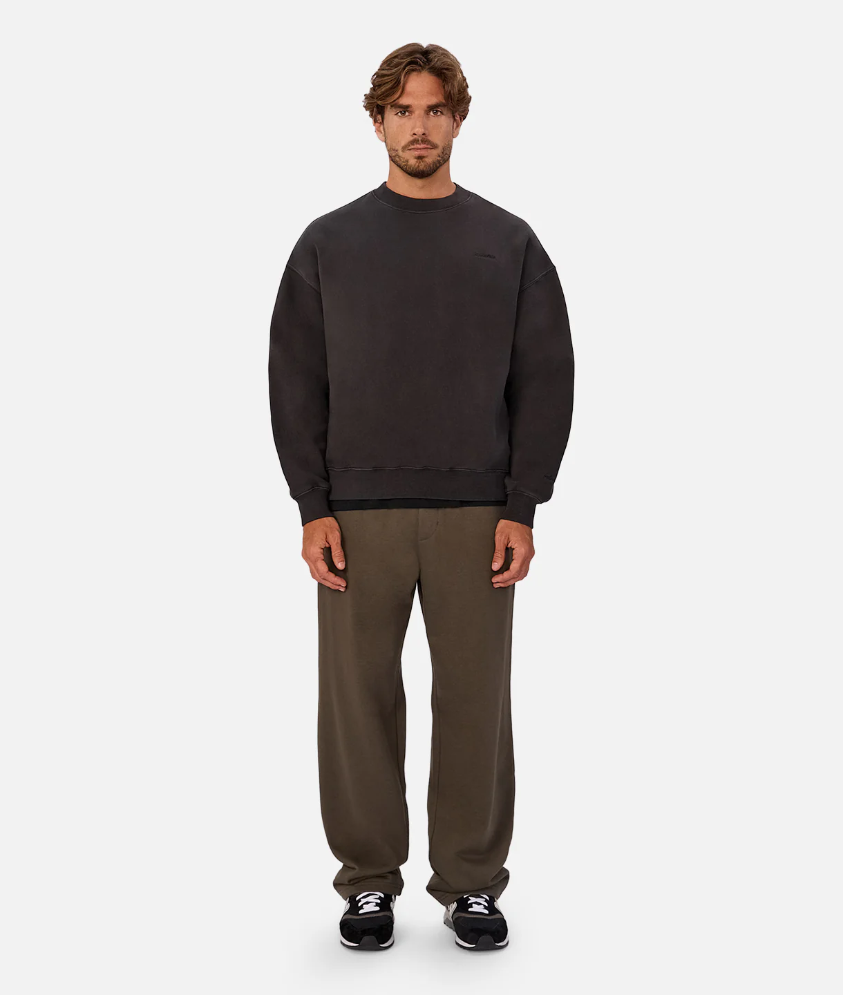 The New Del Sur Washed Sweatshirt - Washed Black