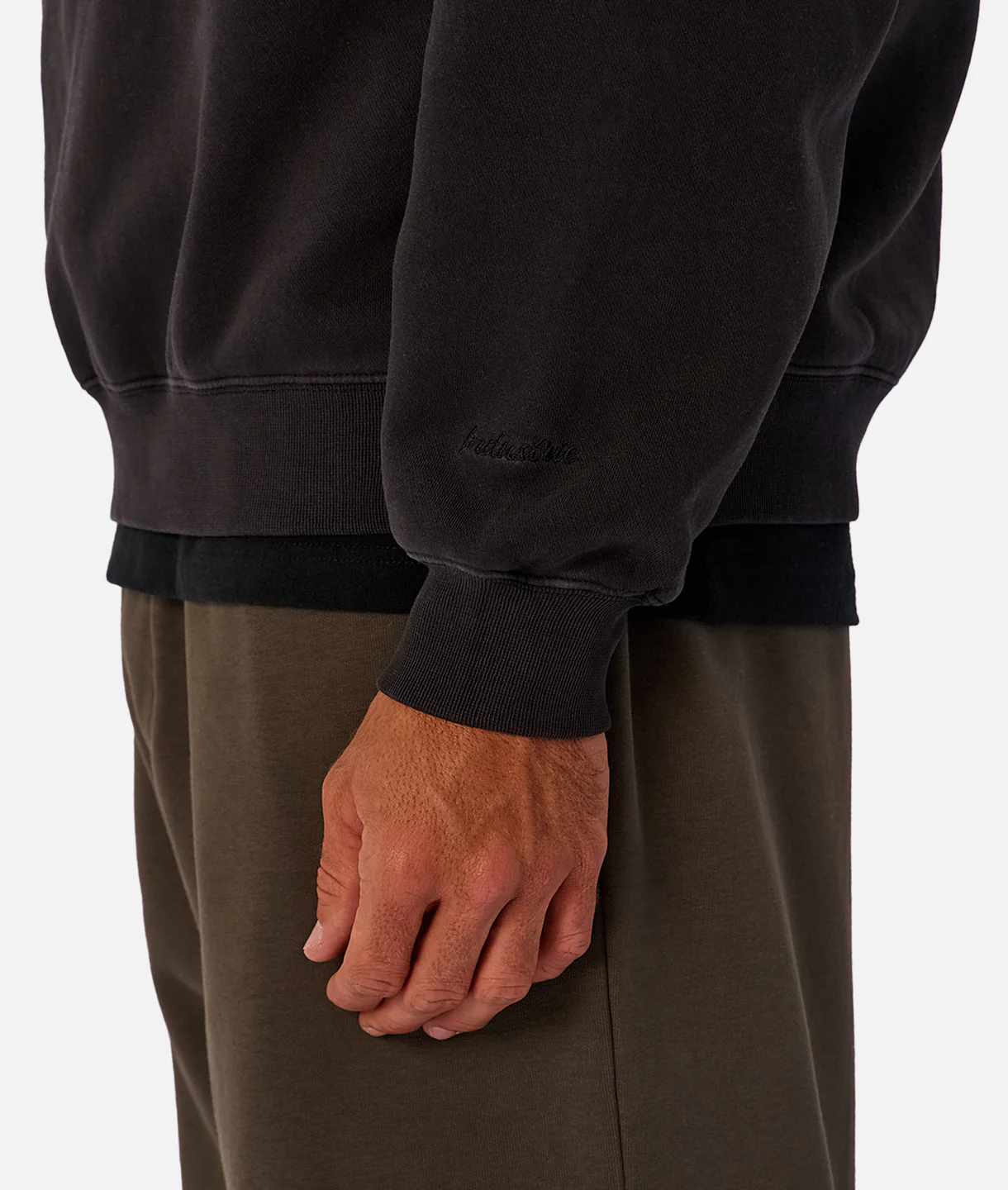 The New Del Sur Washed Sweatshirt - Washed Black