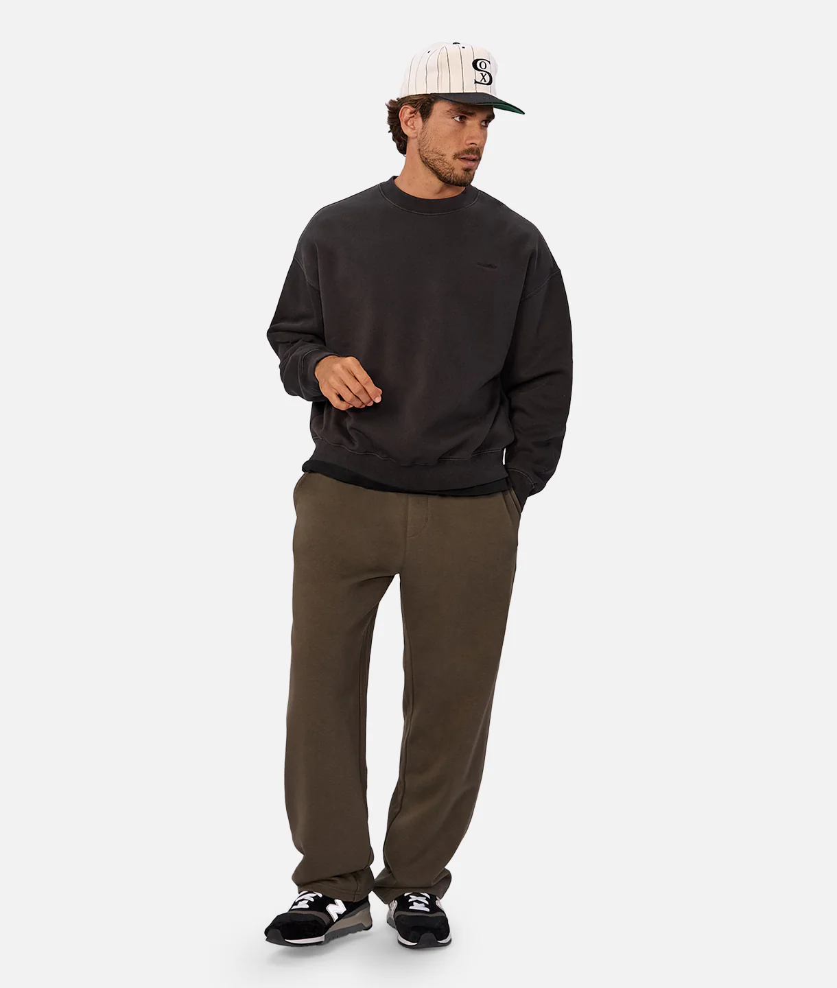 The New Del Sur Washed Sweatshirt - Washed Black