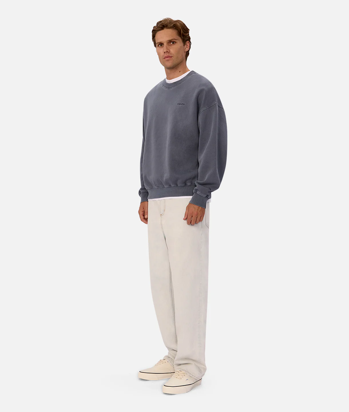 The New Del Sur Washed Sweatshirt - Washed Cadet