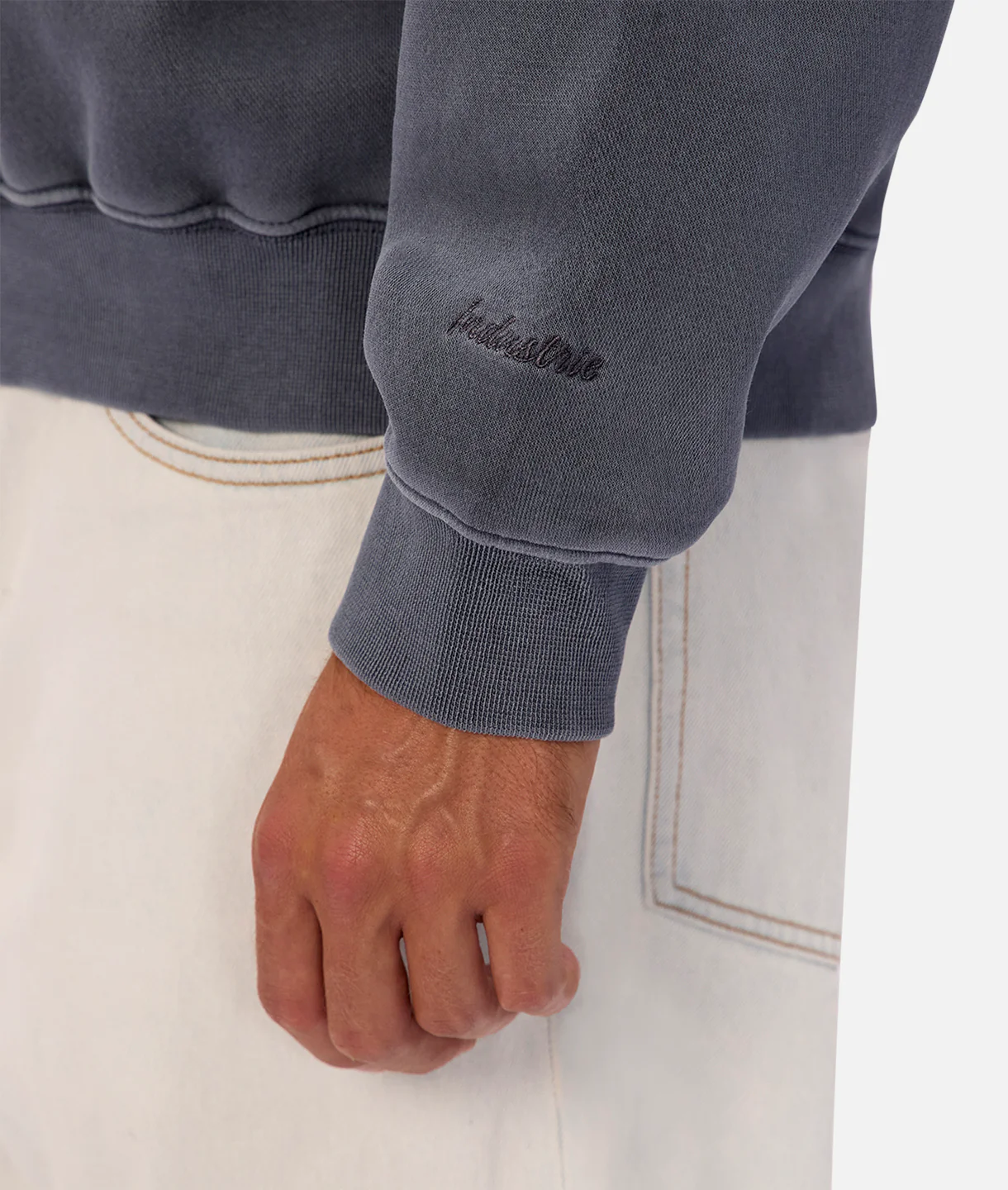 The New Del Sur Washed Sweatshirt - Washed Cadet
