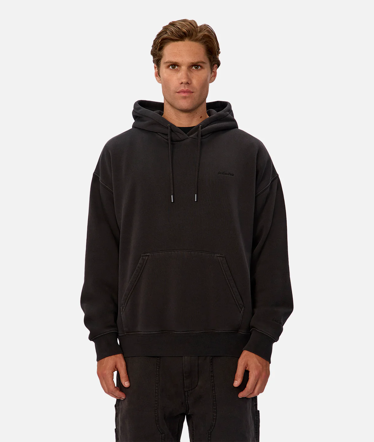 The New Del Sur Washed Hoodie - Washed Black