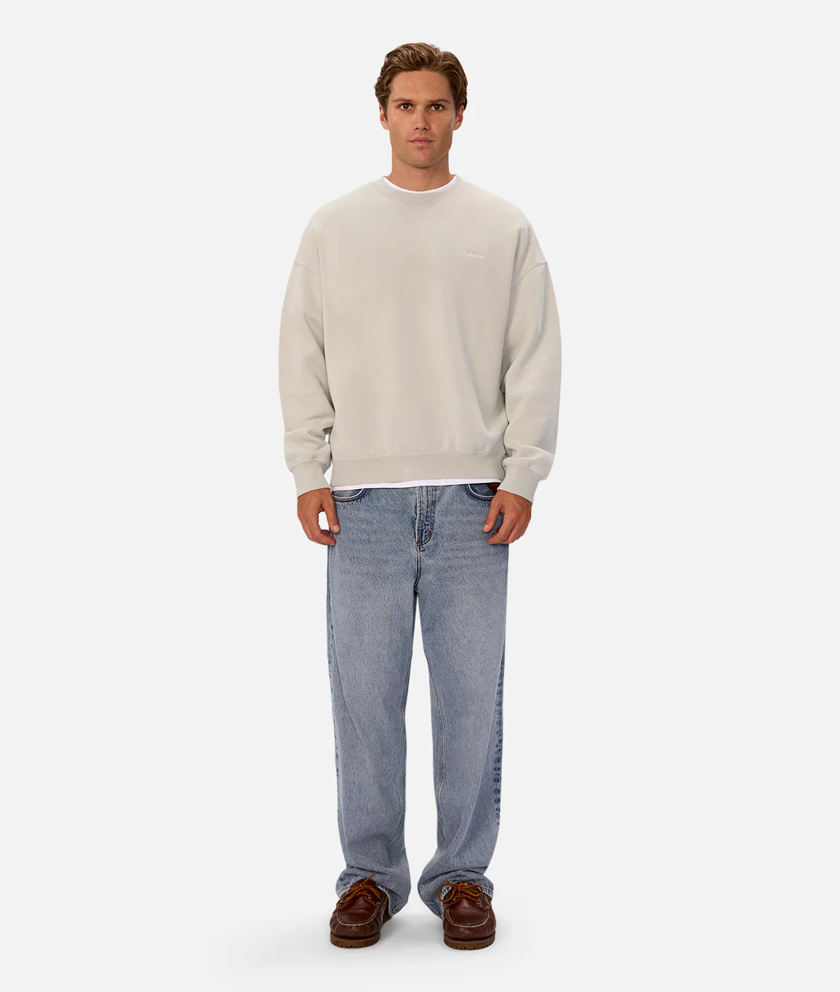 The New Del Sur Washed Sweatshirt - Mist