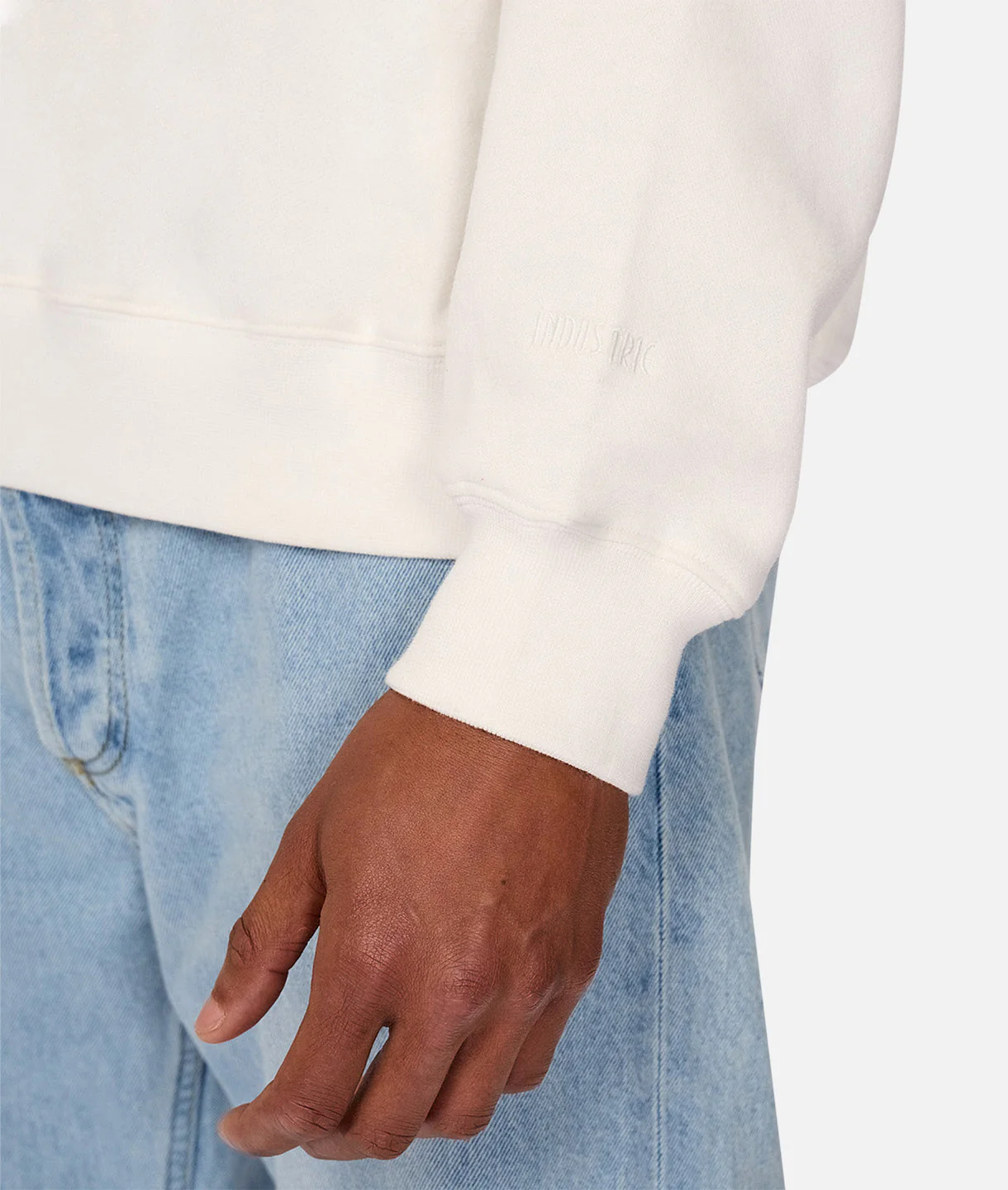 The Del Sur Solid Sweat - Chalk