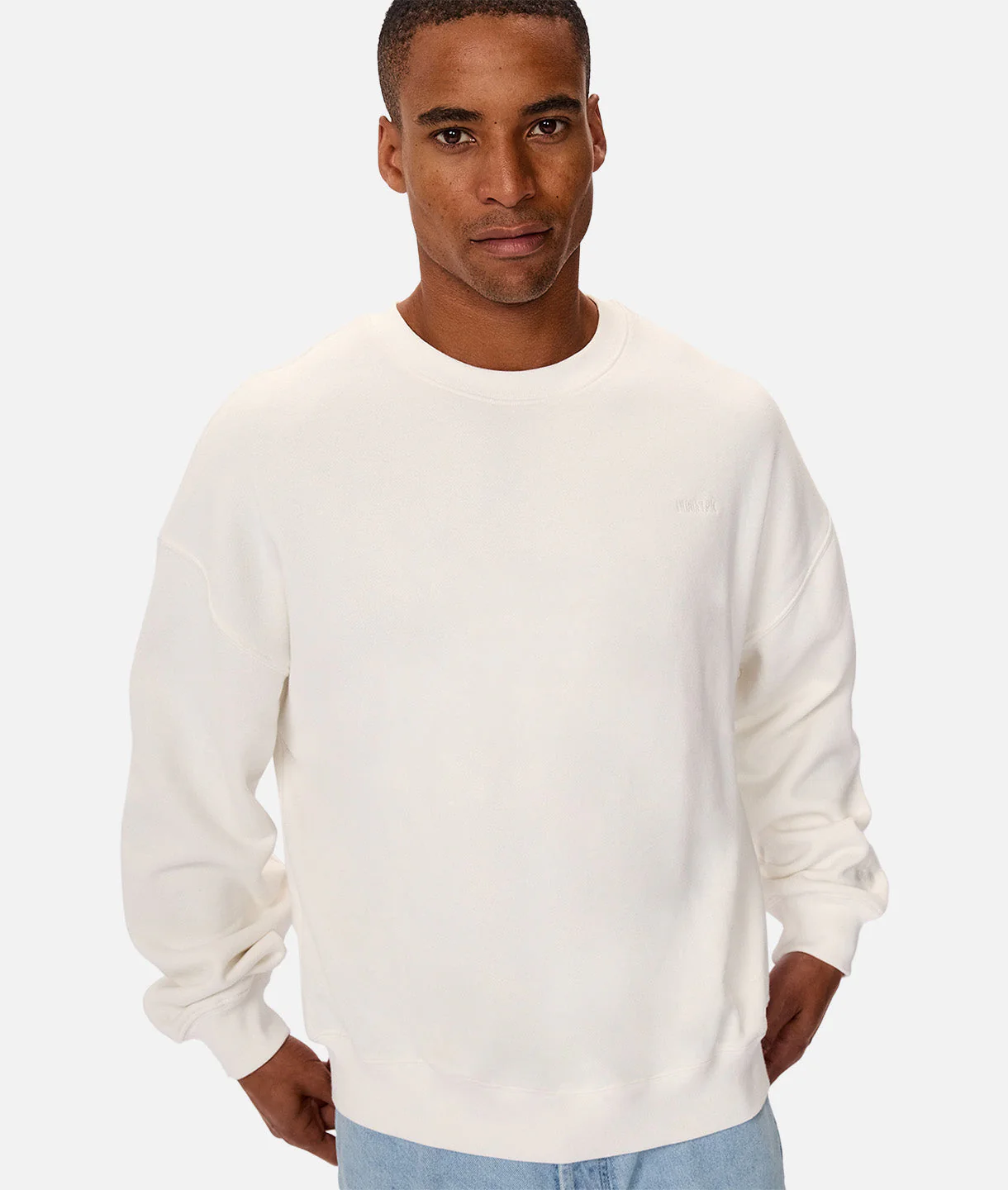 The Del Sur Solid Sweat - Chalk