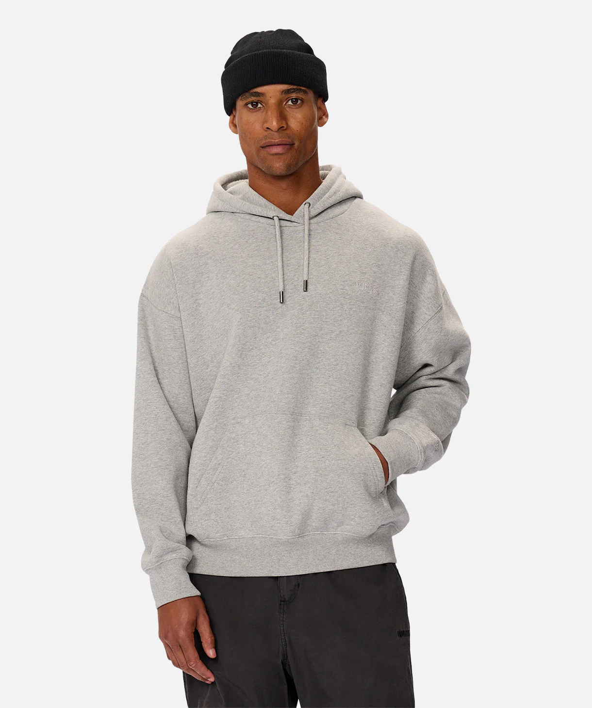 The Del Sur Marle Hoodie - Mid Grey Marle