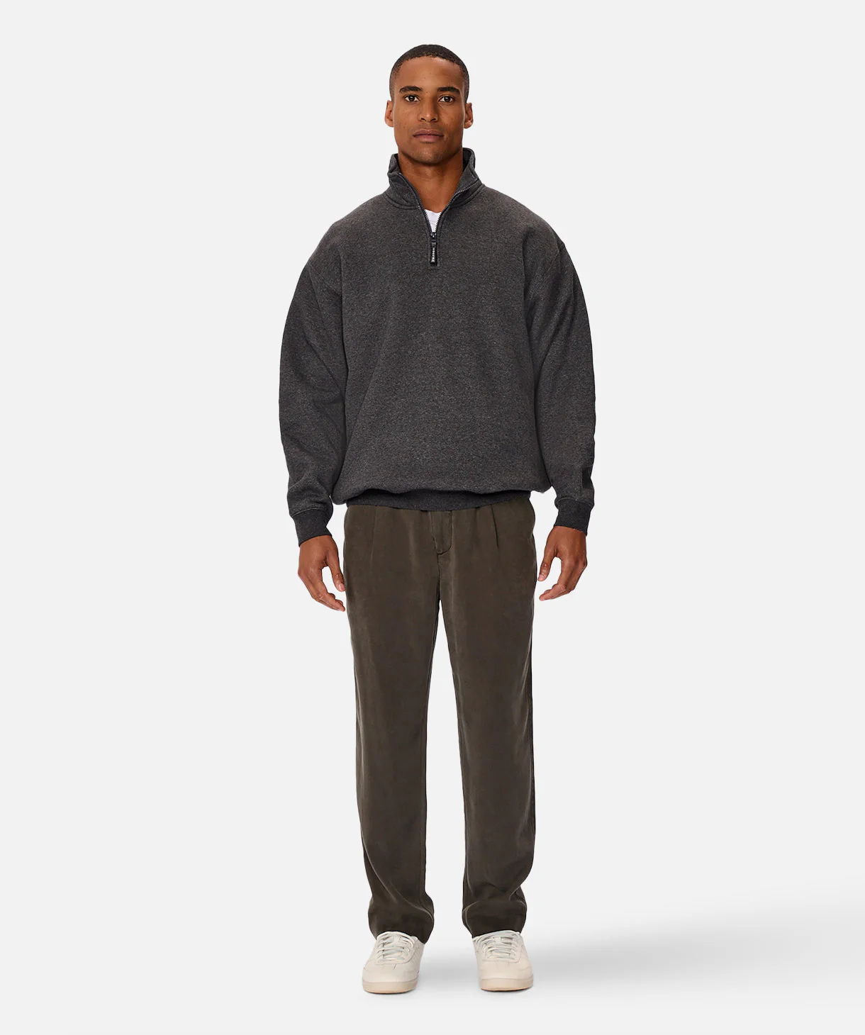 The Staunton Tracktop - Charcoal Marle
