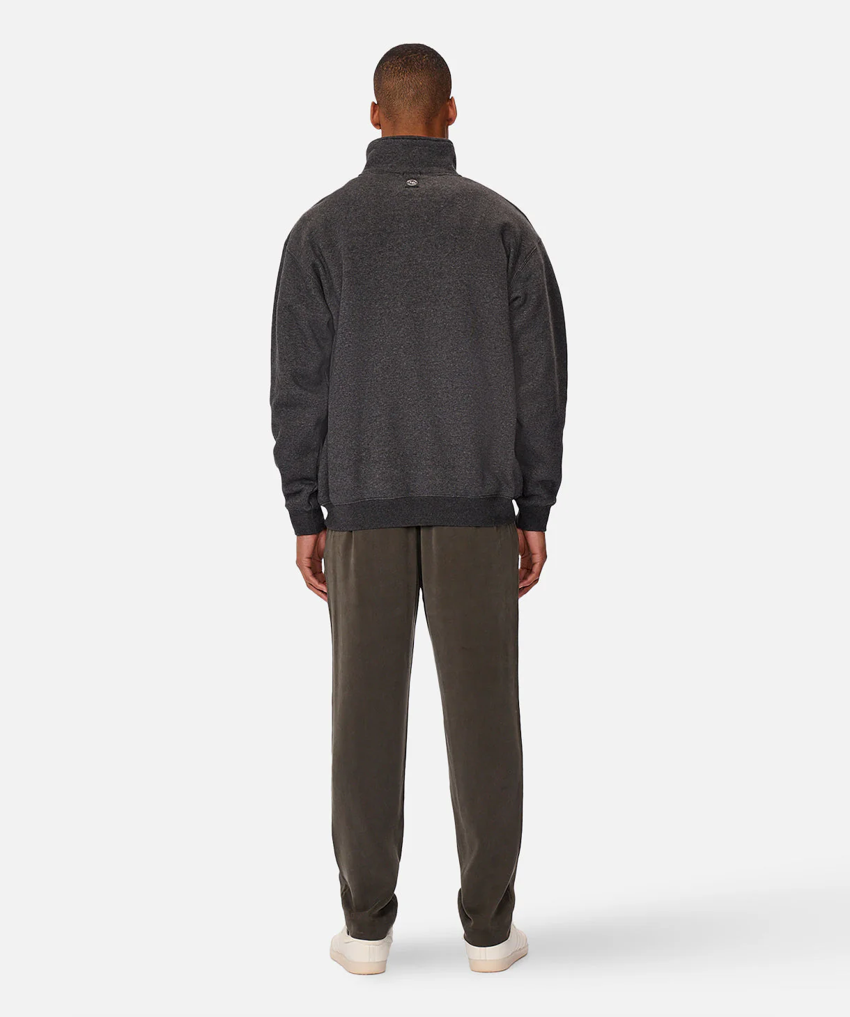 The Staunton Tracktop - Charcoal Marle