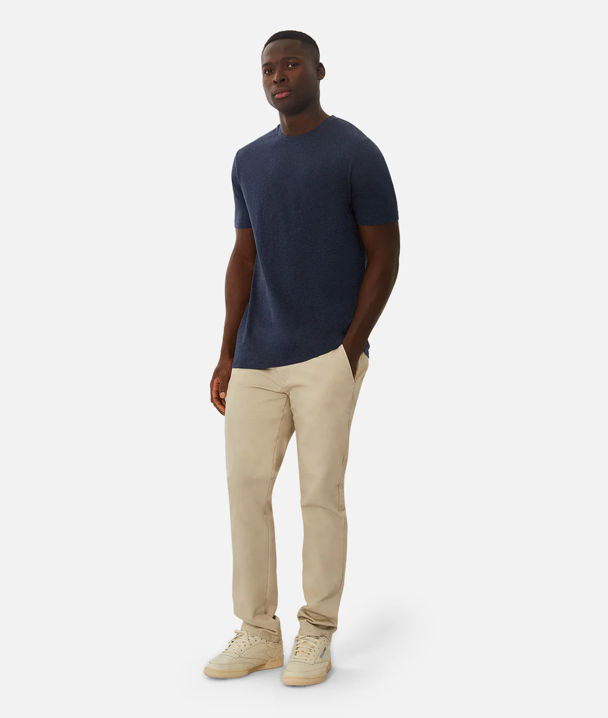 32-the-basic-crew-neck-t-shirt-navy-marle-2.webp The Basic Crew Neck T-Shirt - Navy Marle