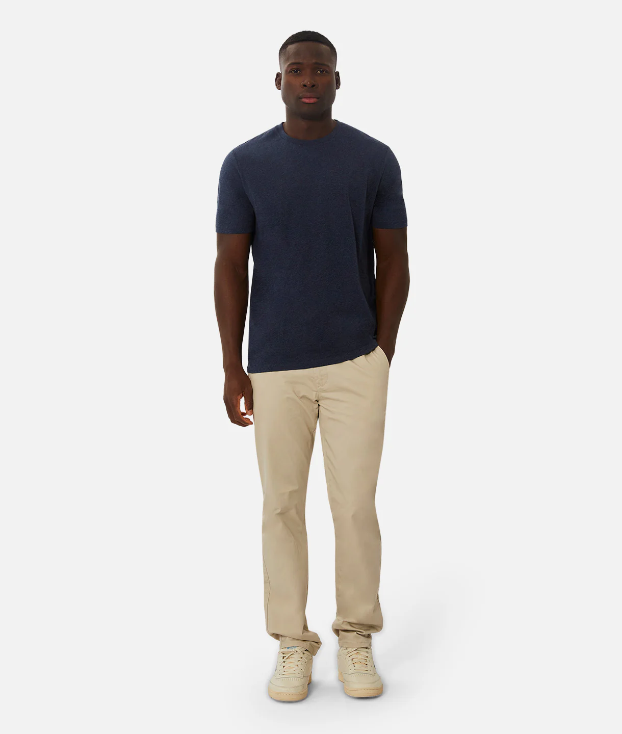 32-the-basic-crew-neck-t-shirt-navy-marle-3.webp The Basic Crew Neck T-Shirt - Navy Marle