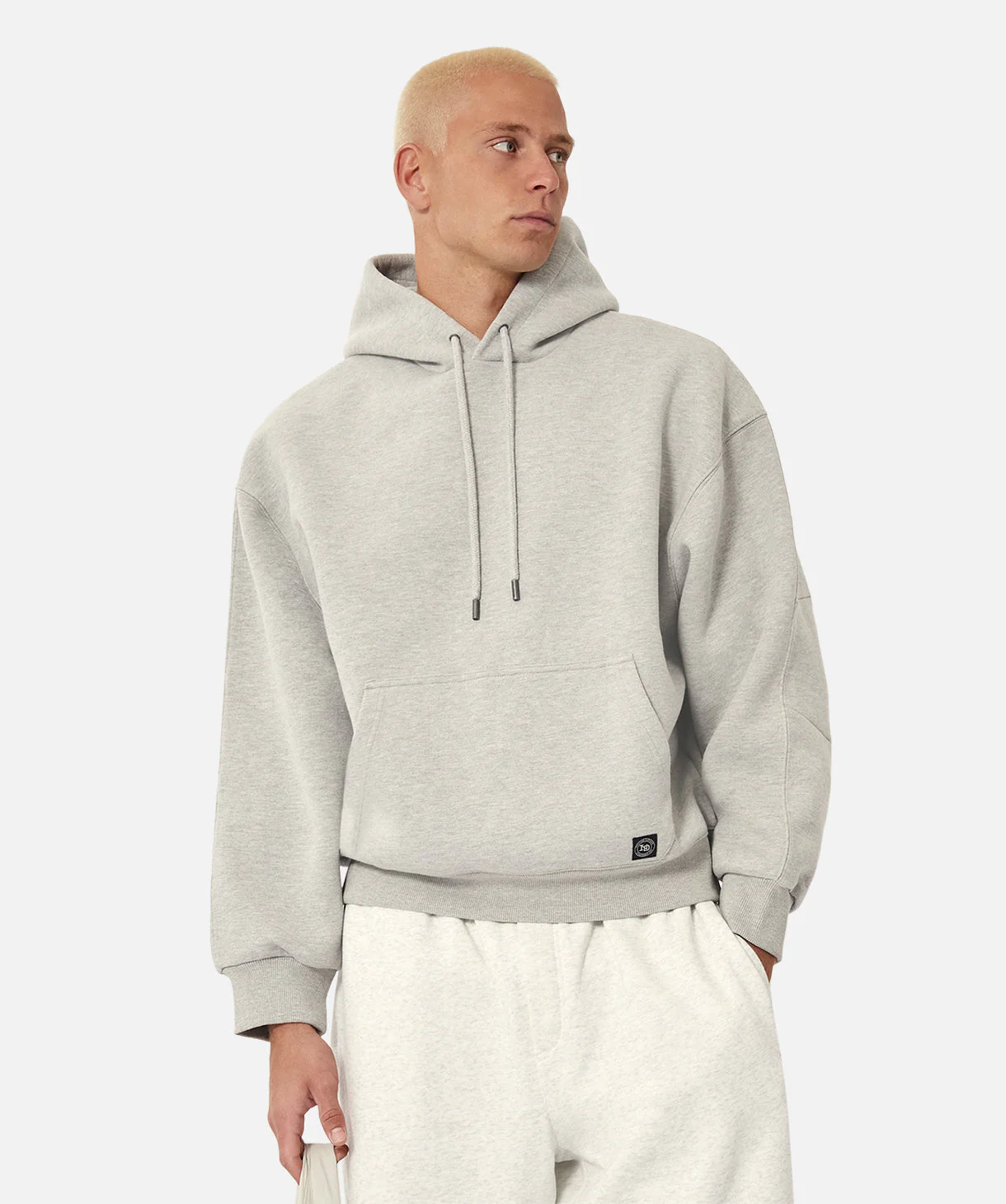 The Easton Pop Over Hoodie - Grey Marle