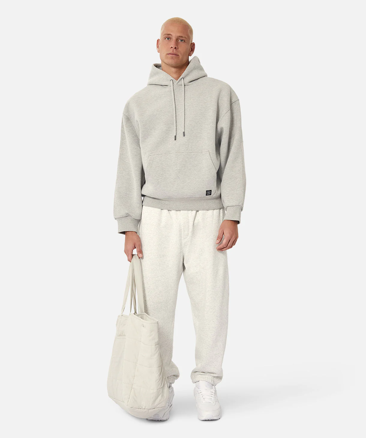 The Easton Pop Over Hoodie - Grey Marle