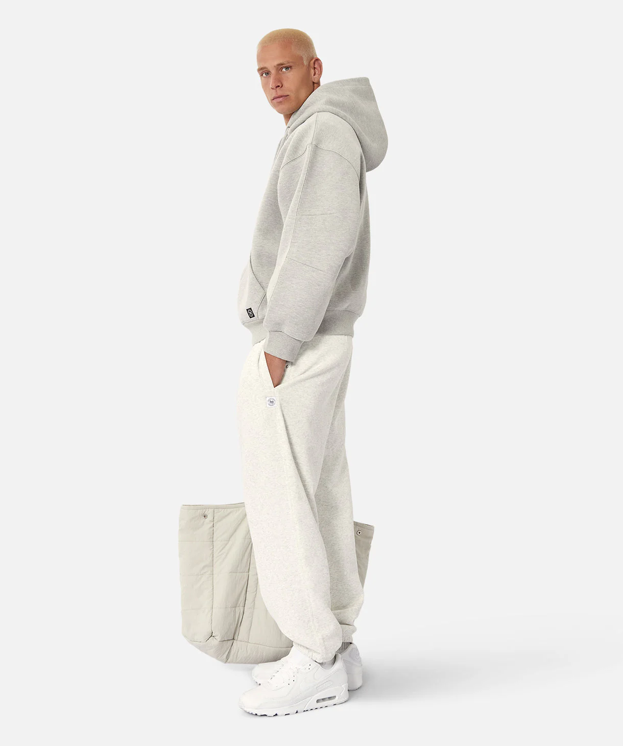 The Easton Pop Over Hoodie - Grey Marle