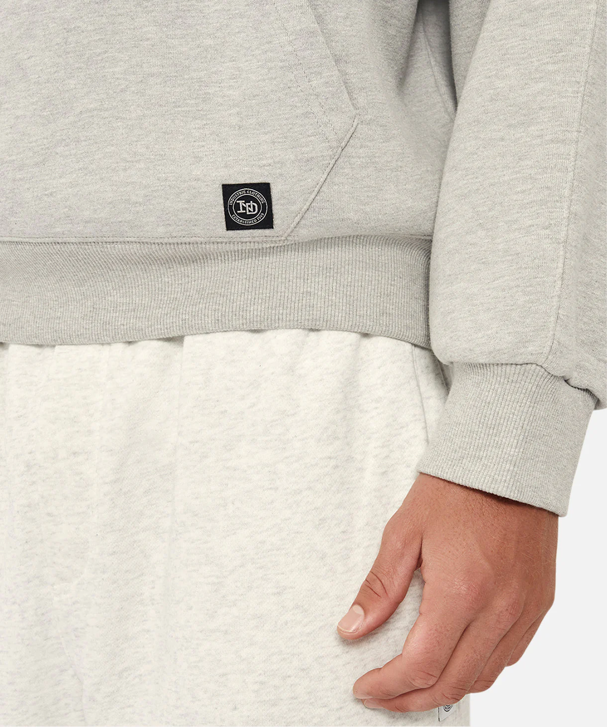 The Easton Pop Over Hoodie - Grey Marle