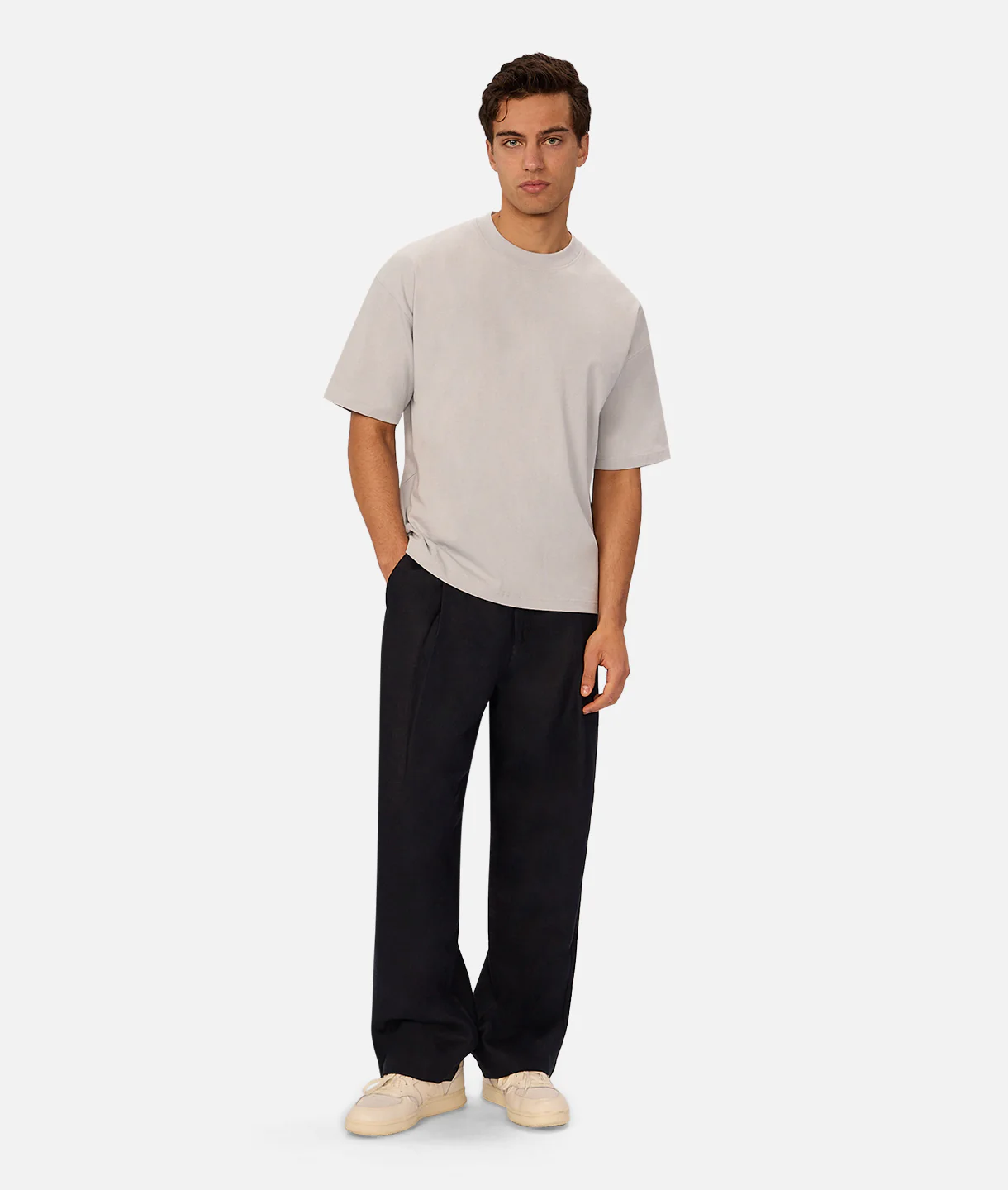 The Del Mar Boxy T-Shirt - Steel Blue