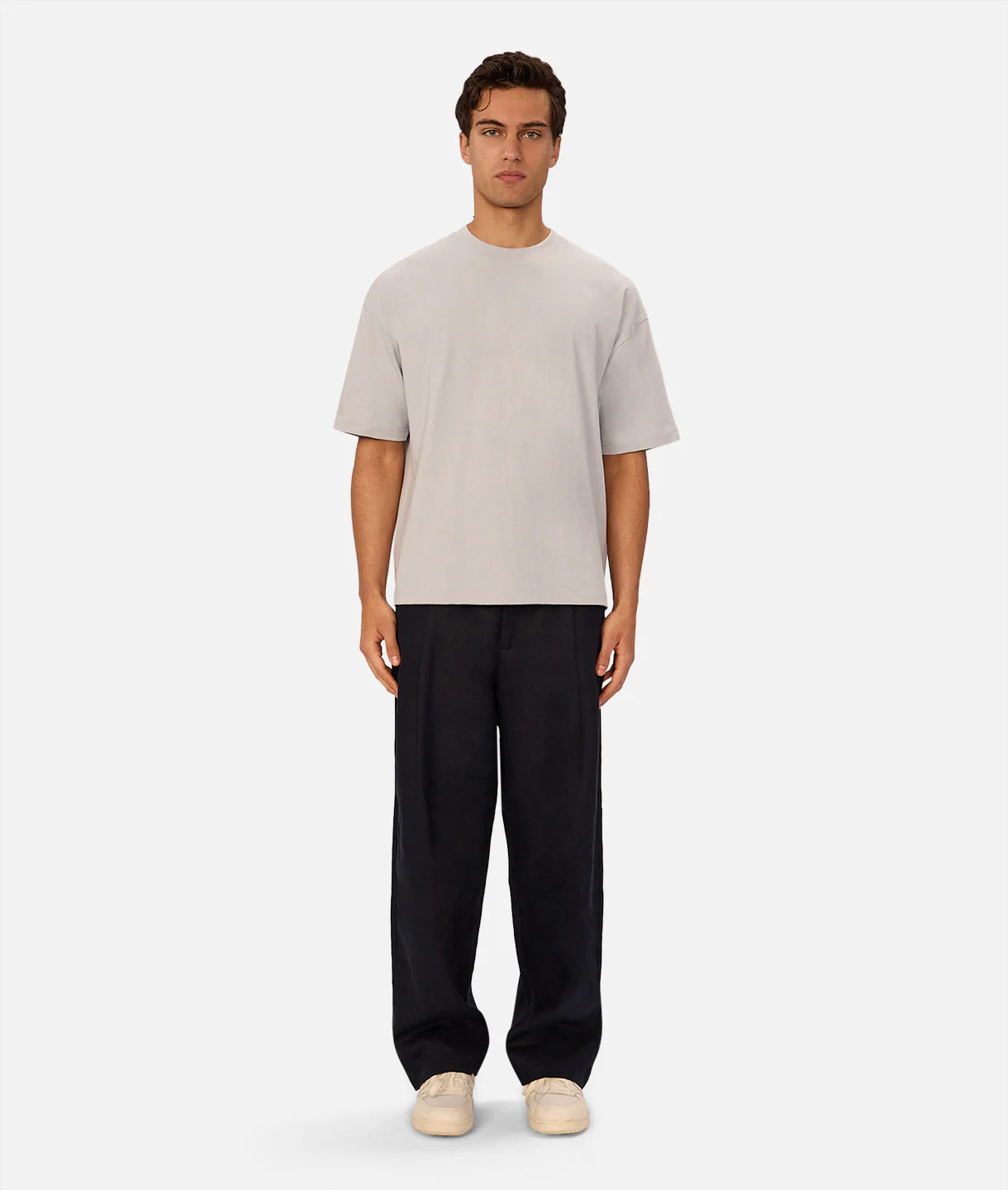 The Del Mar Boxy T-Shirt - Steel Blue
