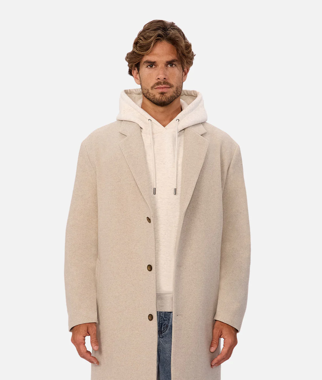 The Wool Blend Jacques Coat - Lucerne