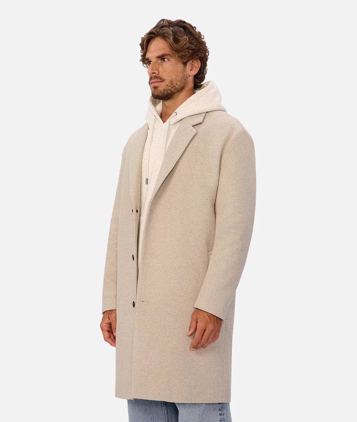 The Wool Blend Jacques Coat - Lucerne