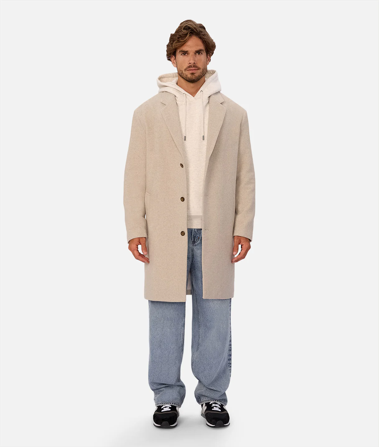 The Wool Blend Jacques Coat - Lucerne