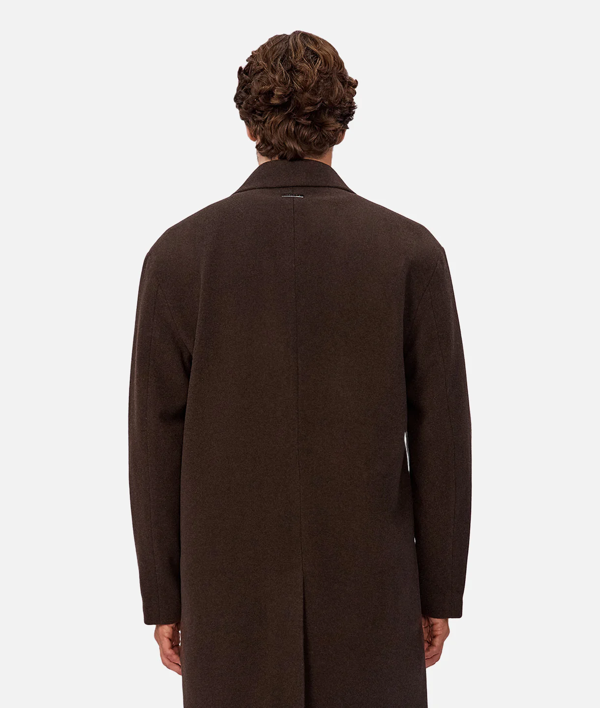 The Wool Blend Jacques Coat - Chocolate