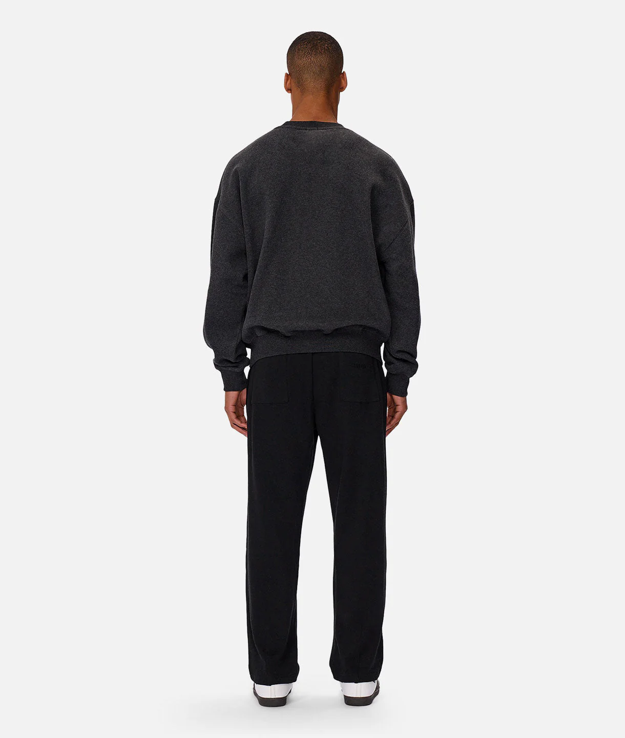 The Del Sur Marle Sweat - Charcoal marle