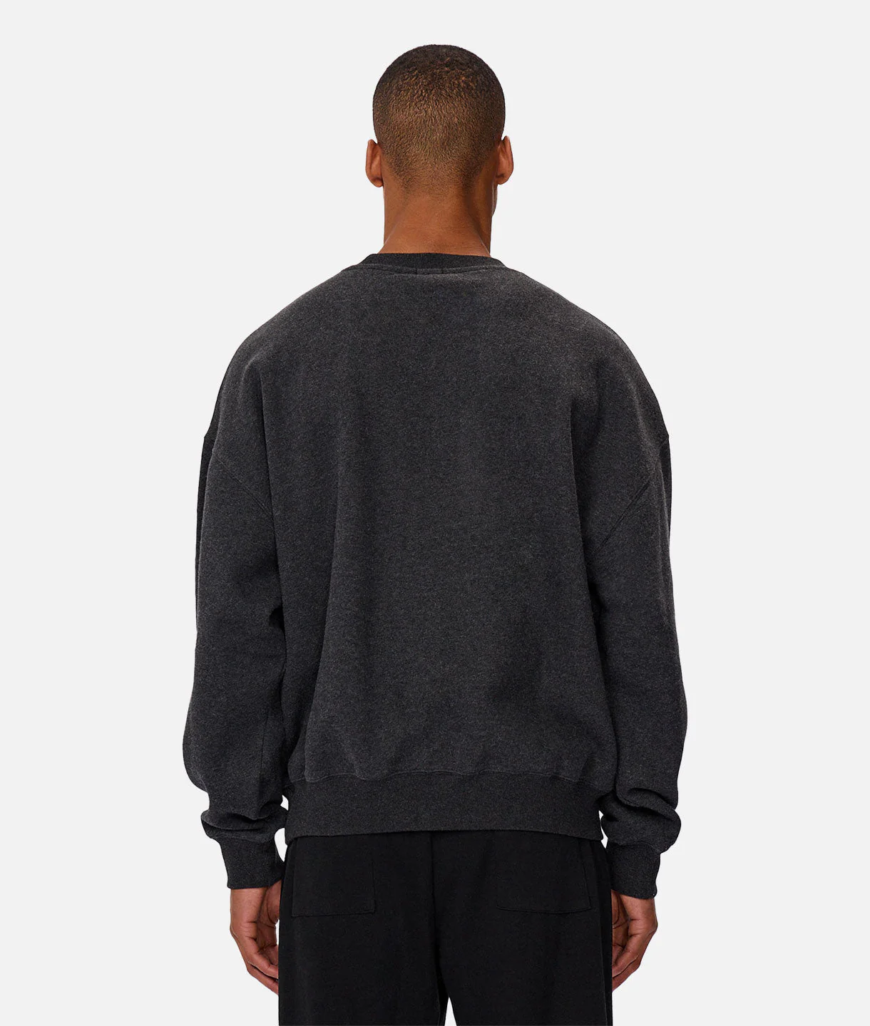 The Del Sur Marle Sweat - Charcoal marle