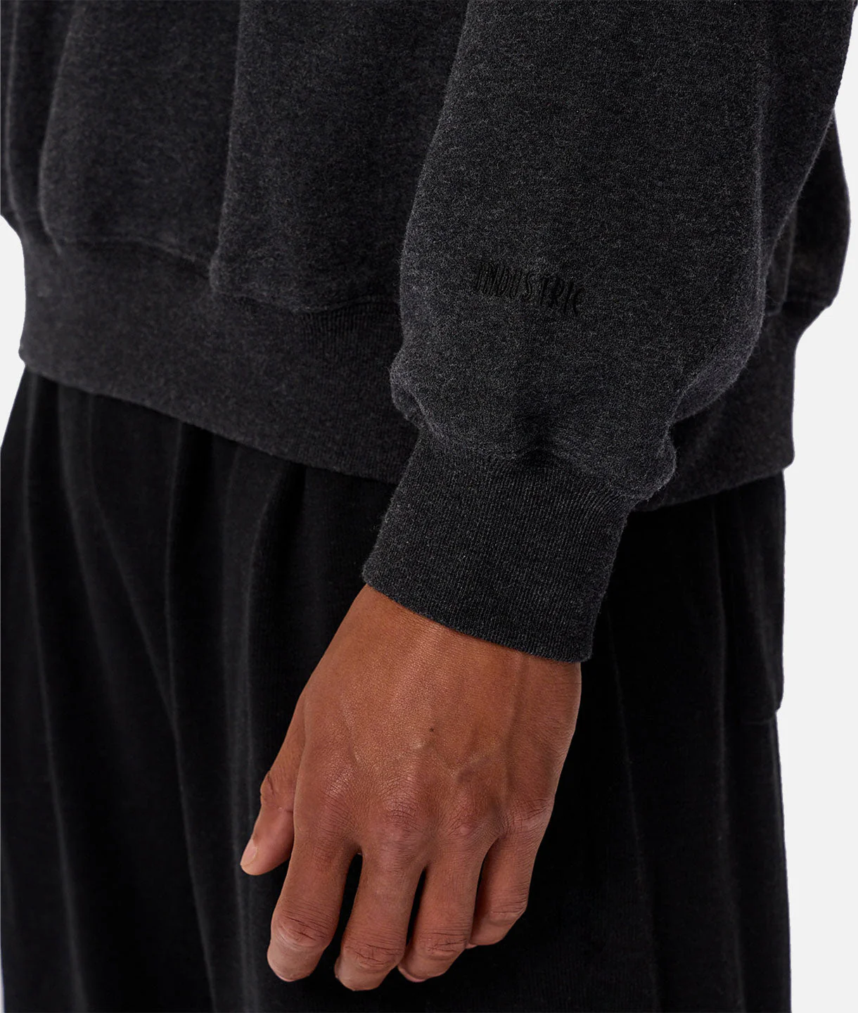 The Del Sur Marle Sweat - Charcoal marle