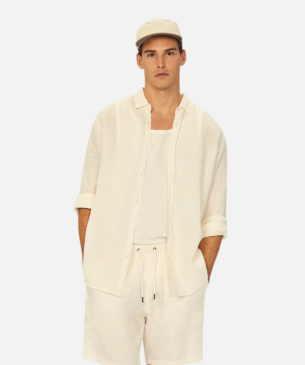 The Tennyson Linen Blend Long Sleeve Shirt