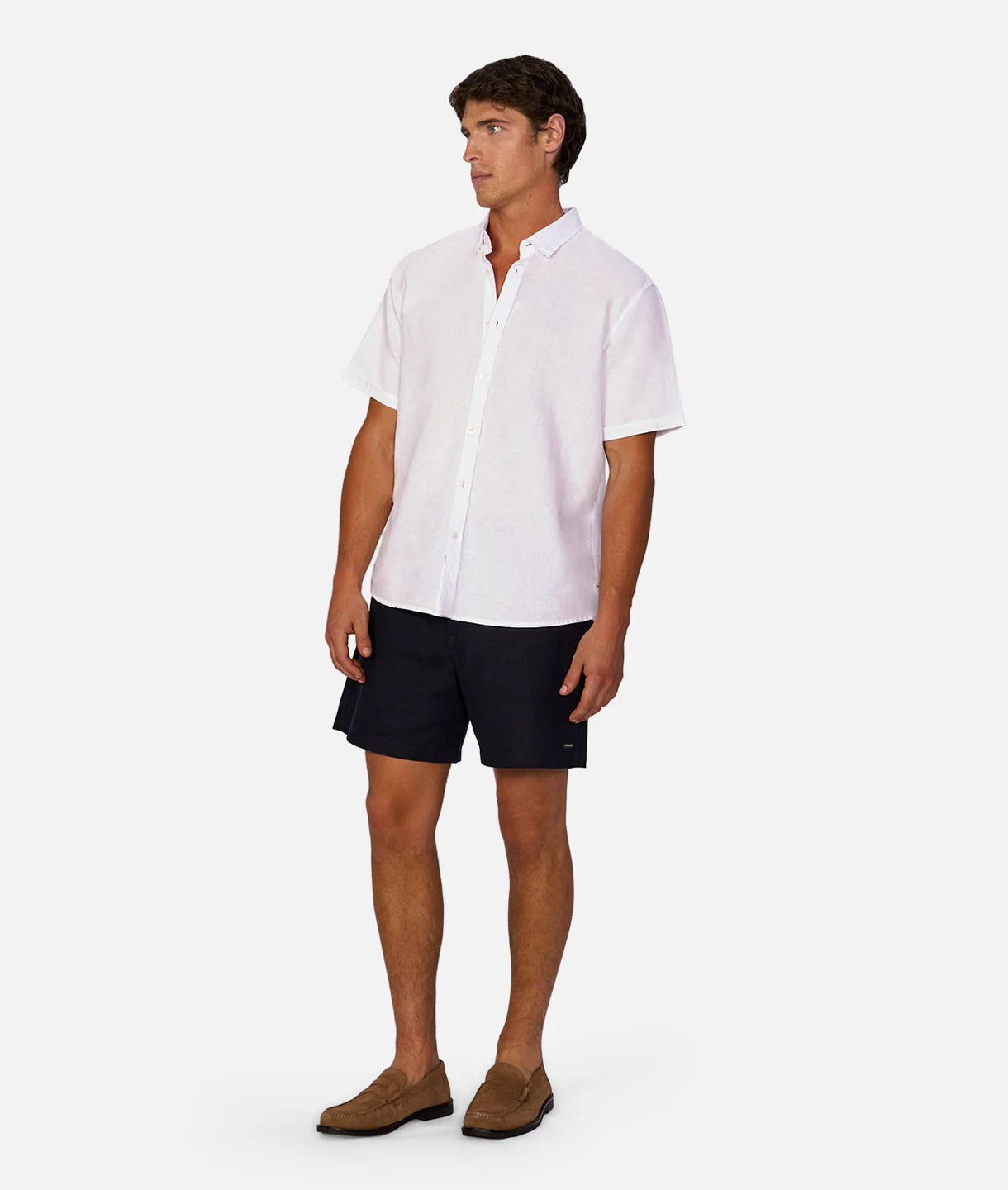 The Tennyson Linen Blend Short Sleeve Shirt