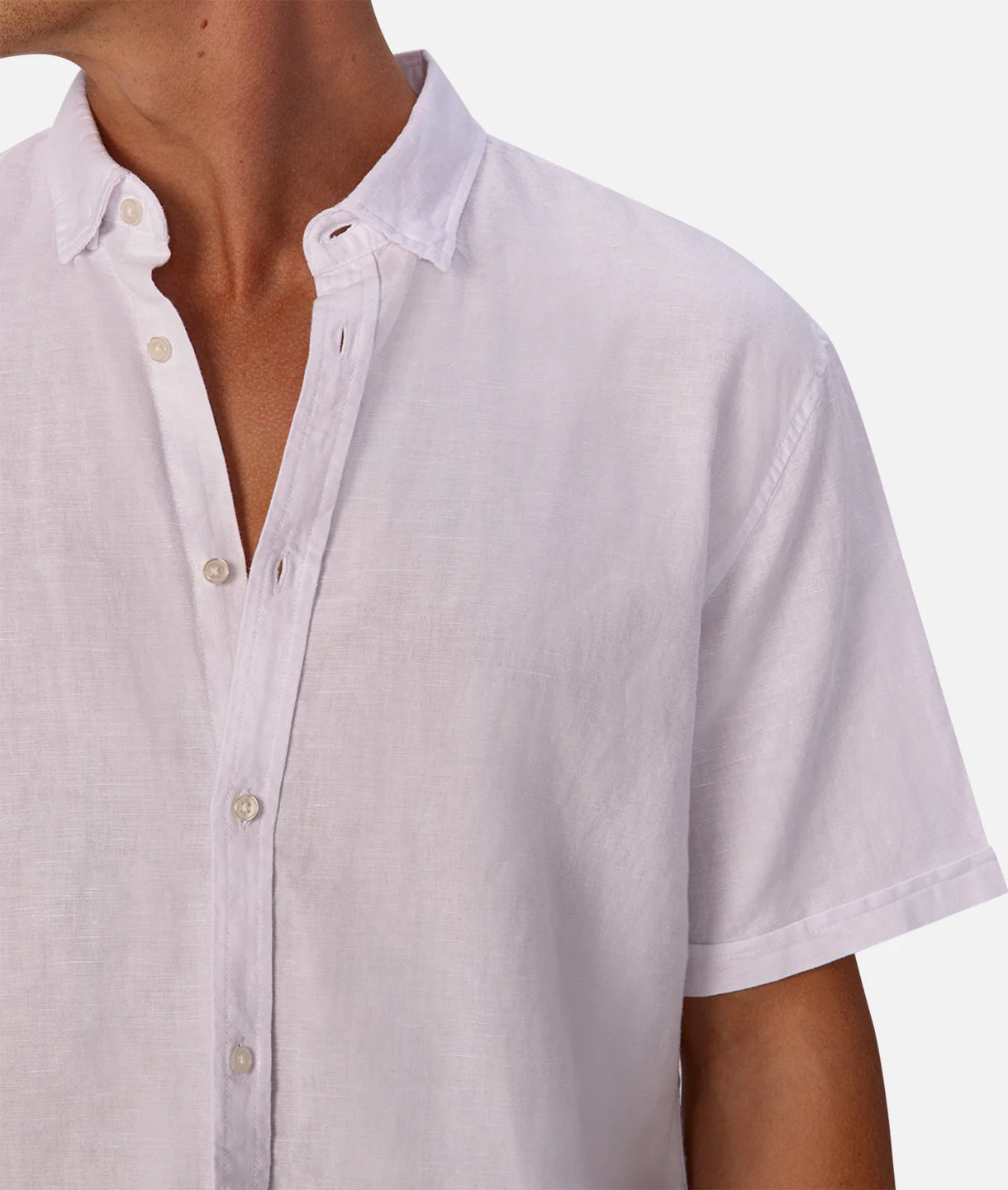 The Tennyson Linen Blend Short Sleeve Shirt