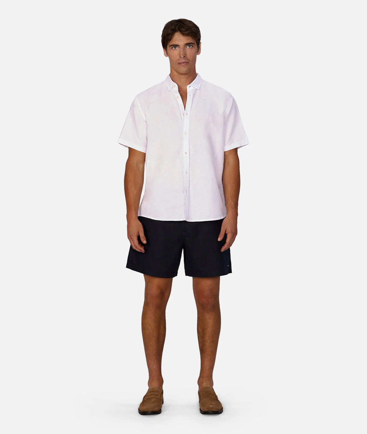 The Tennyson Linen Blend Short Sleeve Shirt
