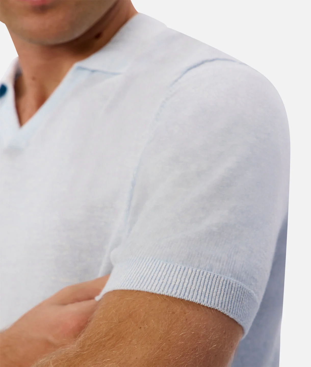 3400-the-tenerife-polo-light-blue-marle-3.webp The Tenerife Polo - Light Blue Marle