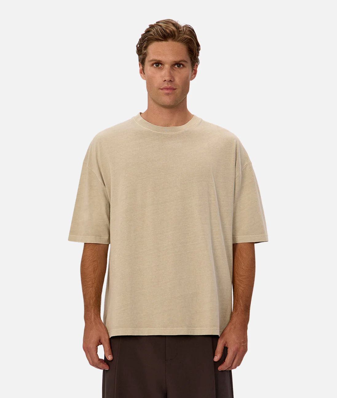 The Del Mar Boxy T-Shirt - Fog
