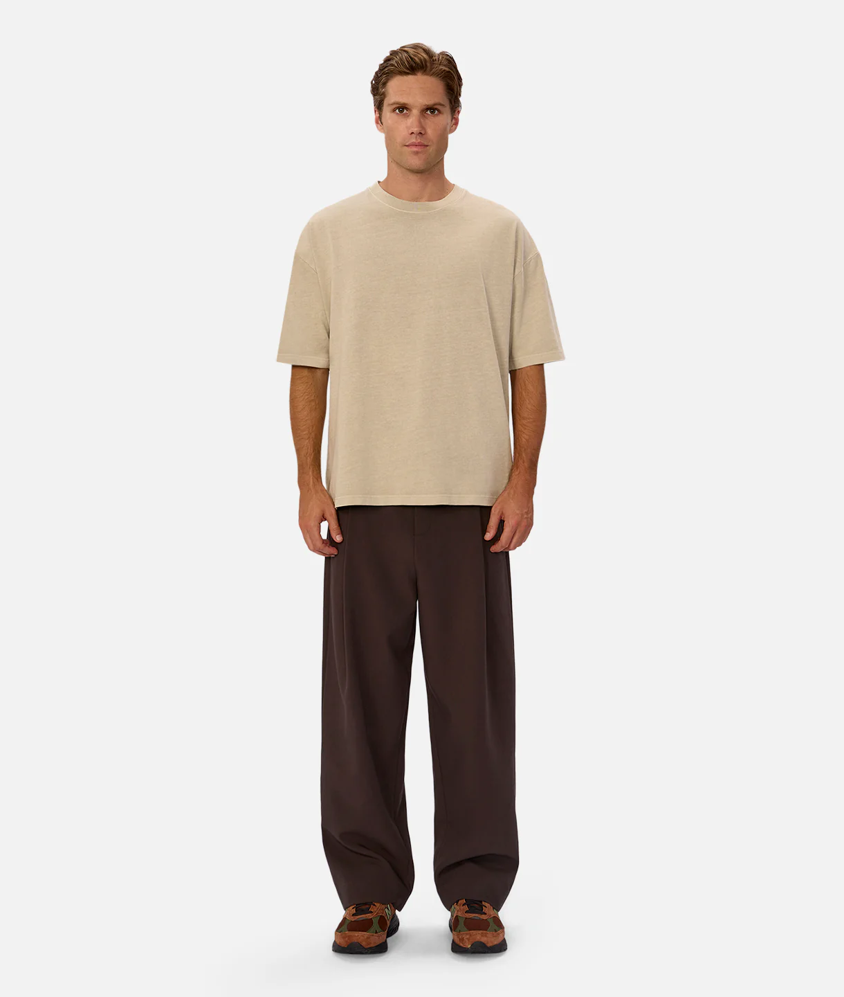 The Del Mar Boxy T-Shirt - Fog