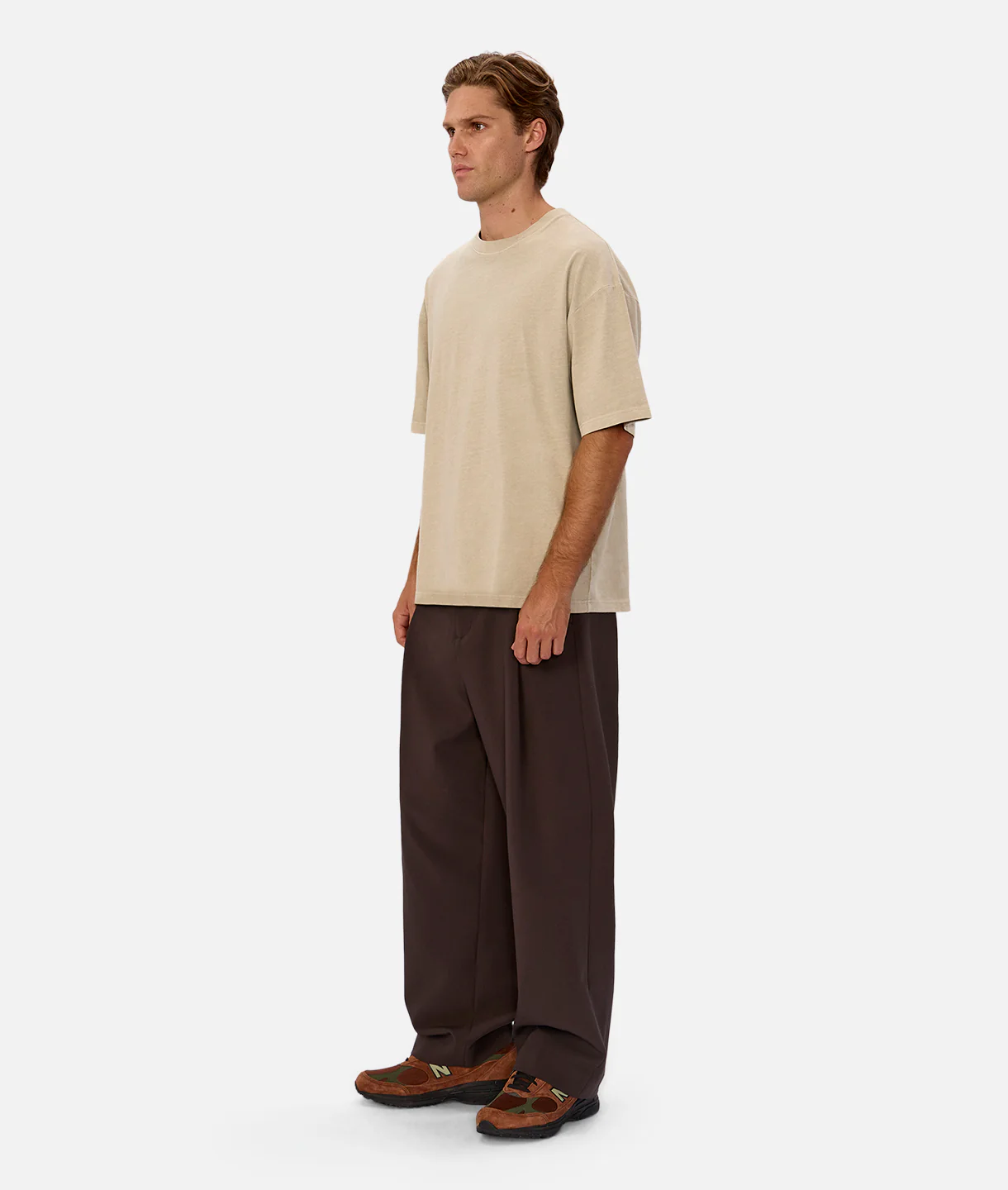 The Del Mar Boxy T-Shirt - Fog