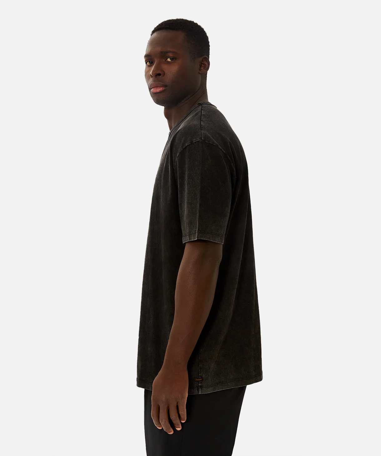 The Del Sur Acid Wash T-Shirt - Black