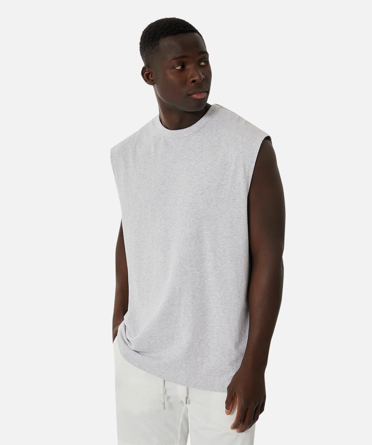 The Del Sur Sleeveless T-Shirt - New Marle Grey