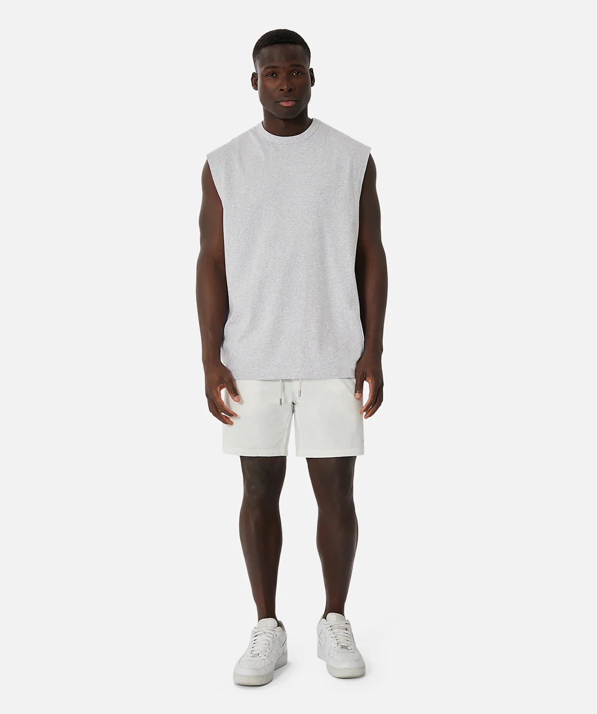 The Del Sur Sleeveless T-Shirt - New Marle Grey