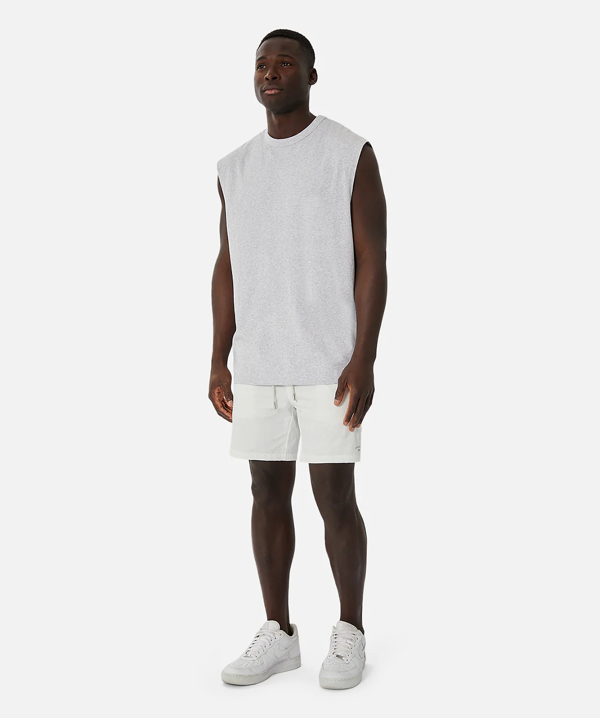 The Del Sur Sleeveless T-Shirt - New Marle Grey