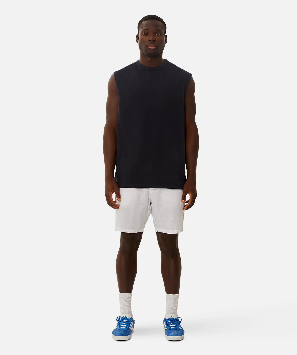 The Del Sur Sleeveless T-Shirt - Dk Navy