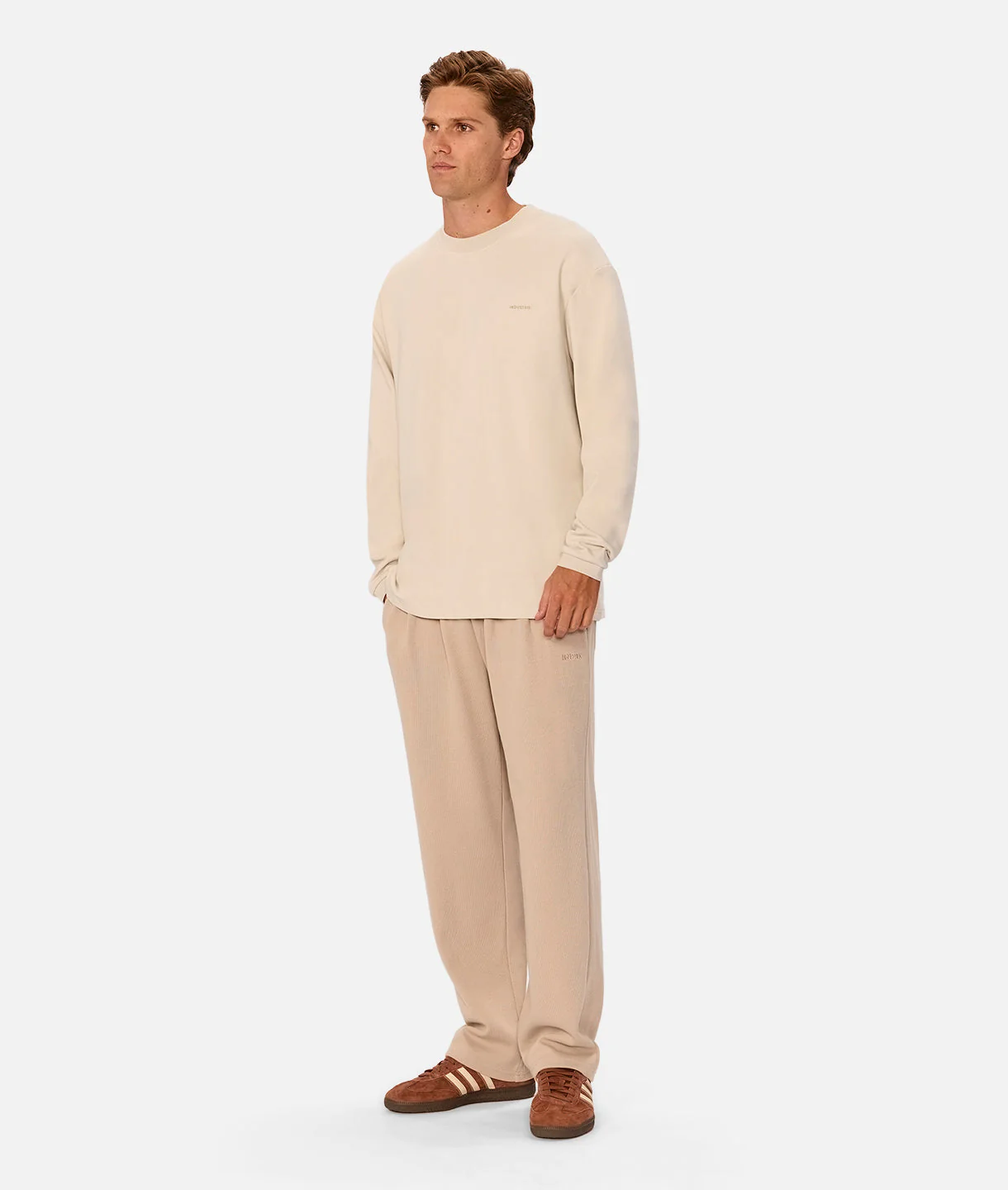 The Newport Long Sleeve T-Shirt - Grain