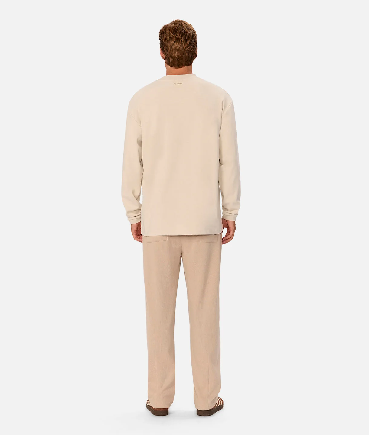 The Newport Long Sleeve T-Shirt - Grain