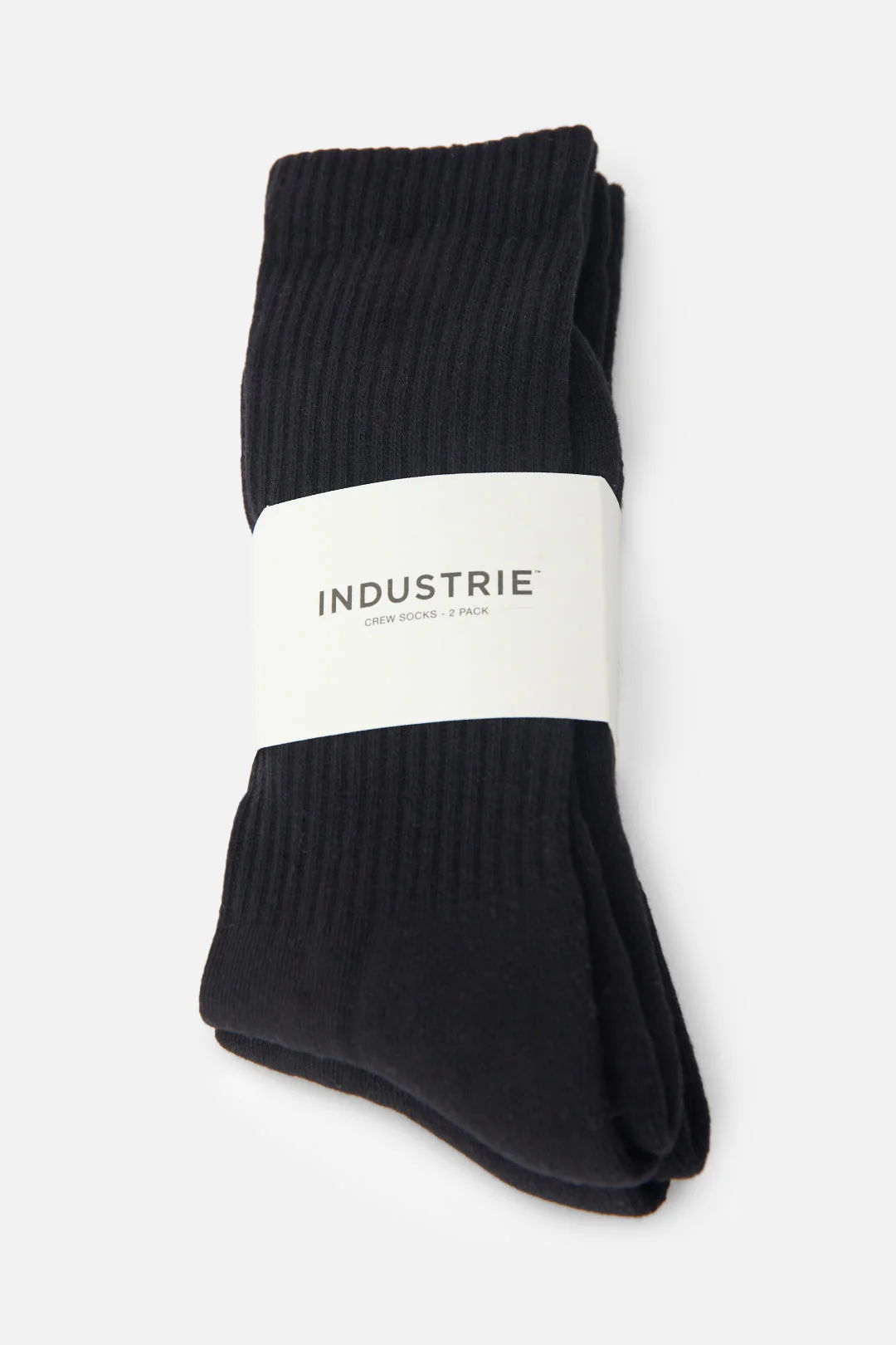 Crew Sock 2 Pack - Black