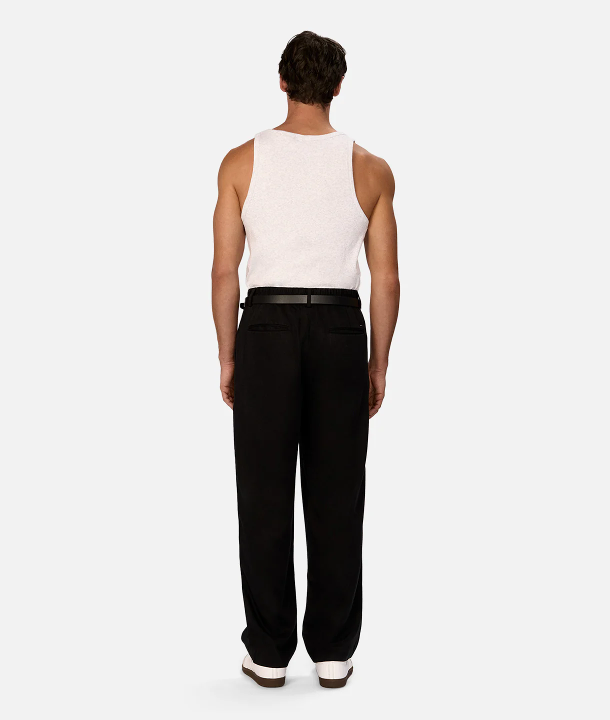 Slim PU Belt - Black