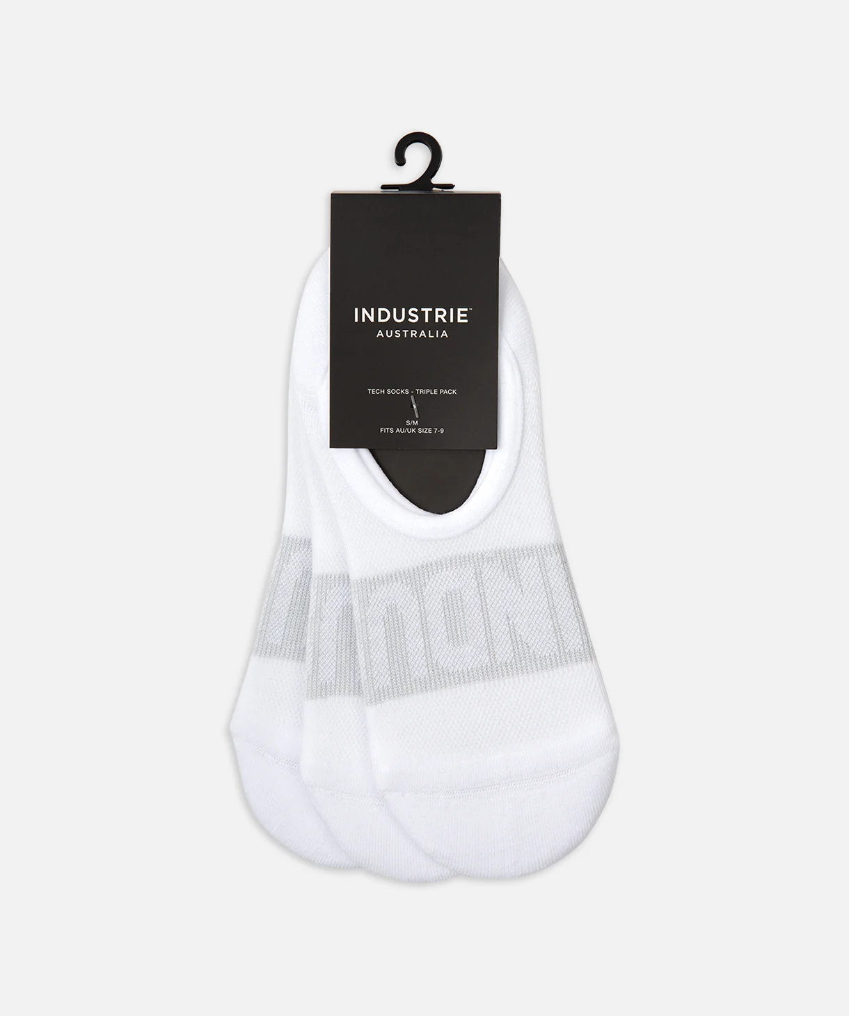 3 Pack Tech Socks - White